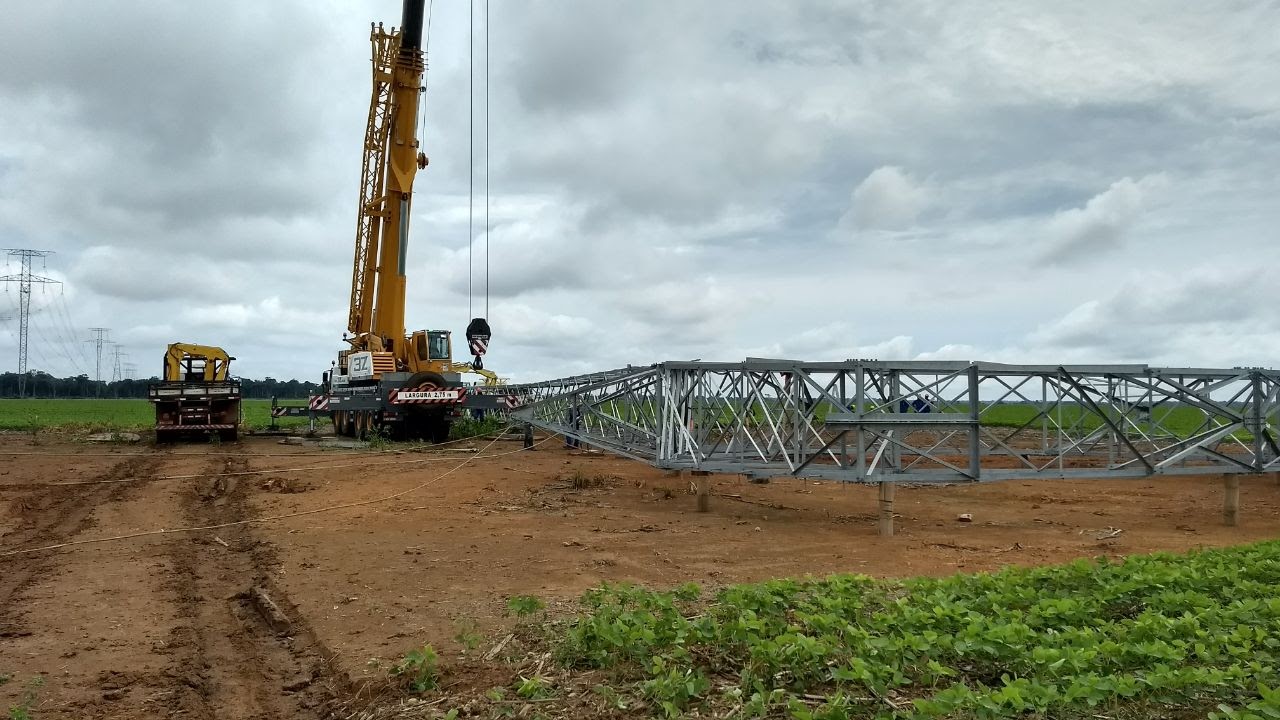 Mobilização GUINDASTE 160 ton