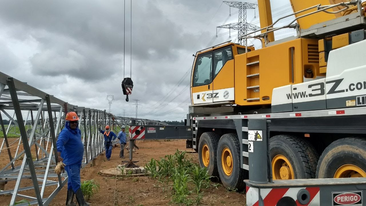 Mobilização GUINDASTE 160 ton